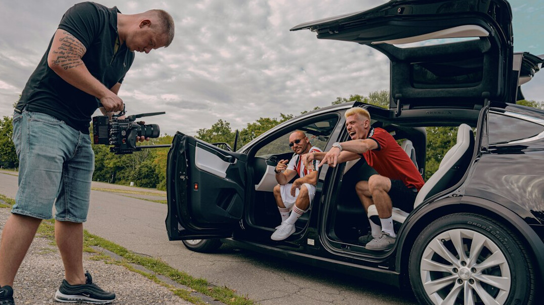 filmmaker directing scene